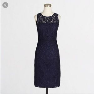 Jcrew factory lace shift dress
